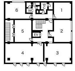 第二新興ビルの間取図画像
