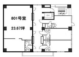 甲南アセット中之島ビルの間取図画像