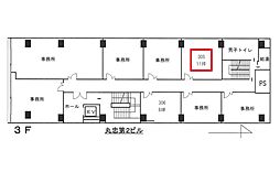丸忠第二ビルの間取図画像