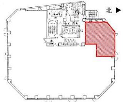 高麗橋ウエストビルの間取図画像