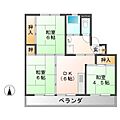 ビレッジハウス苗木1号棟4階3.4万円