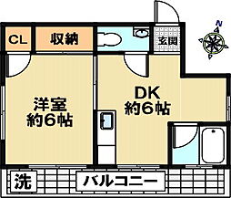 広島屋割塚ハイツ 2階/202