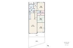 パーク・ハイム摩耶 3LDKの間取図画像