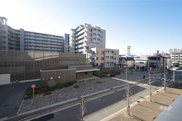 バルコニーからの眺め（南西方向）です。［2026年1月22日撮影］
