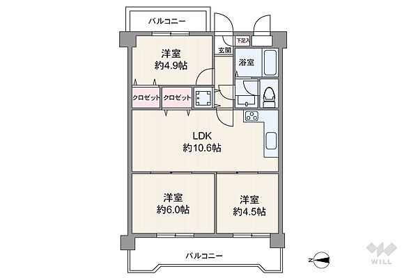 間取り：328000585529