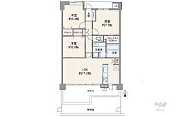 間取図画像 3LDK