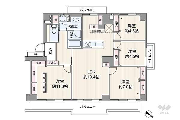 間取り：328000665712