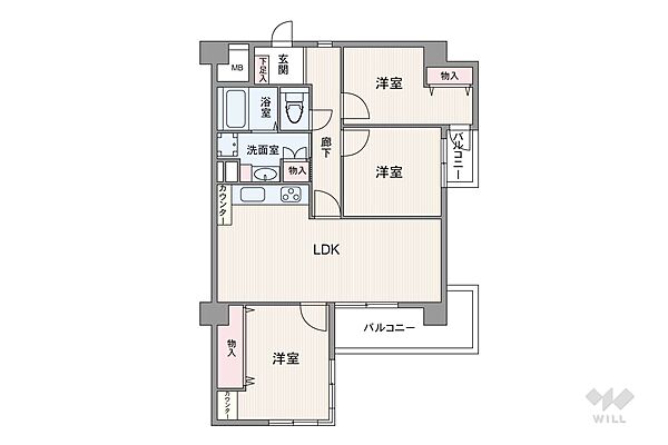 間取り：328000633577