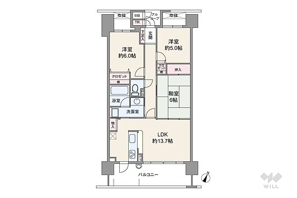 間取り：328000634426