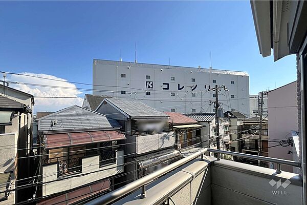 バルコニーからの眺め（南方向）です。［2026年8月25日撮影］