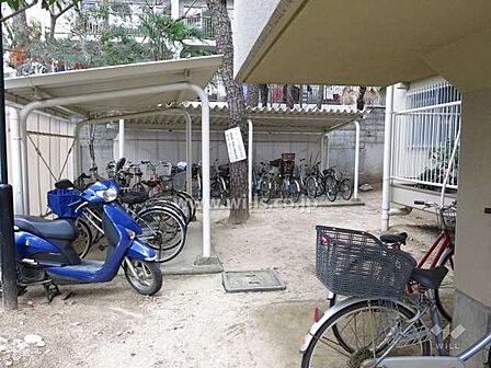 駐輪場・バイク置場です。