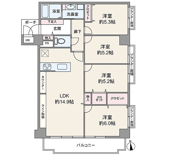 間取り：328000670865