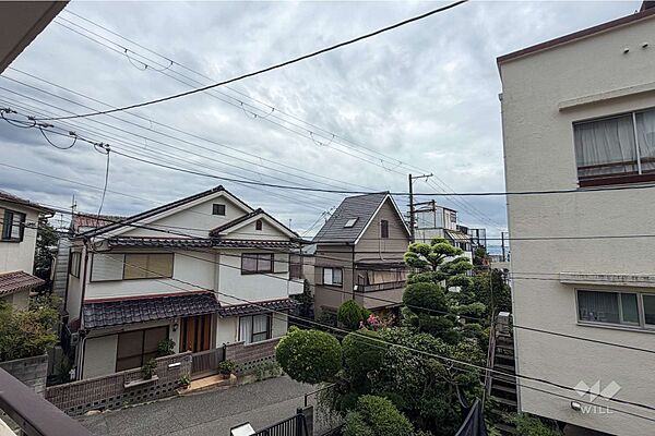バルコニーからの眺め（南東方向）［2026年8月17日撮影］
