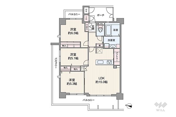 間取り：328000686085