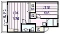 サンライズイナヤマA棟3階4.1万円