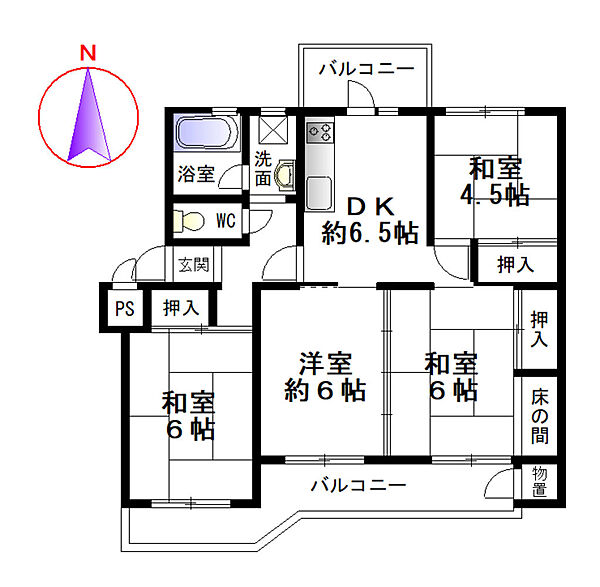 間取り：329000126301