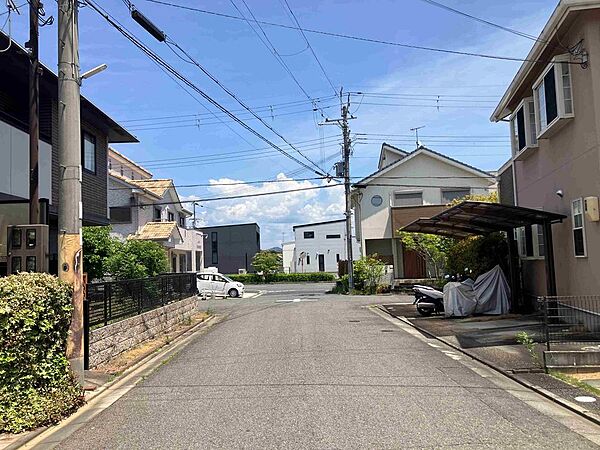 南側前面道路西より