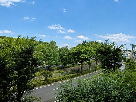 東側バルコニーから