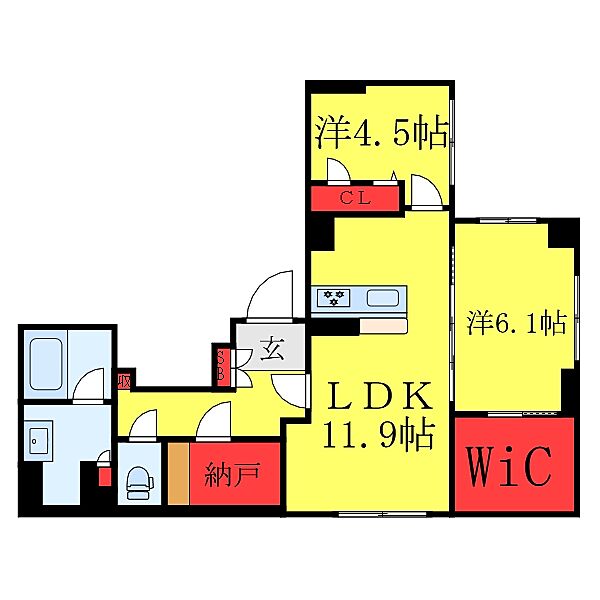 同じ建物の物件間取り写真 - ID:213103103750