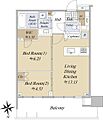 HARUMI FLAG PARK VILLAGE42階26.5万円