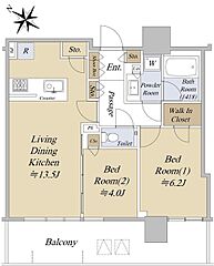物件の間取り