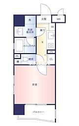 ロマネスク通町第2 1Kの間取図画像