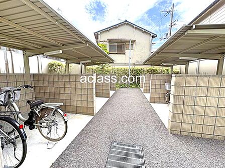 平置式の駐輪場です!空き状況は随時ご確認ください!