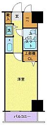 JR山手線 恵比寿駅 徒歩3分の賃貸マンション 3階1Kの間取り