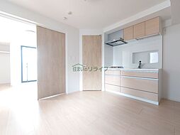 都営大江戸線 若松河田駅 徒歩2分の賃貸マンション 1階1DKのリビング/ダイニング