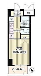JR山手線 渋谷駅 徒歩2分の賃貸マンション 3階1Kの間取り
