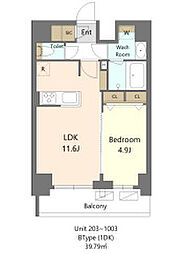 間取図画像 1LDK