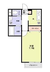 FORESTEAST 1Kの間取図画像