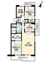 間取図画像 3LDK