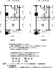 物件の間取り