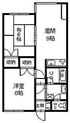 間取図画像 2DK