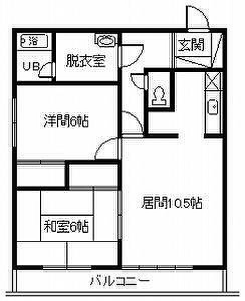 同じ建物の物件間取り写真 - ID:201022059956