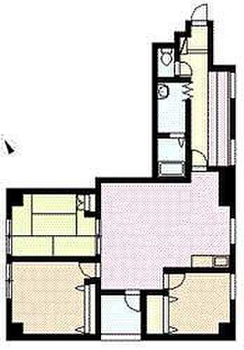 同じ建物の物件間取り写真 - ID:201022172451