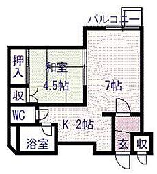 間取図画像 1DK