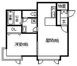 間取図画像 1LDK