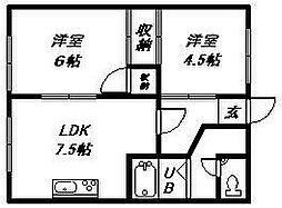 間取図画像 2SDK