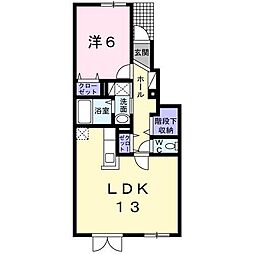 間取図画像 1LDK