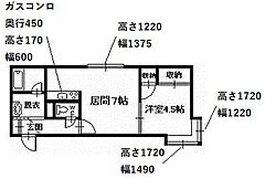 物件の間取り