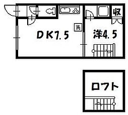 間取図画像 1DK