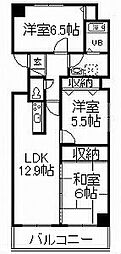 メセナ常磐 3LDKの間取図画像