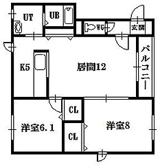 物件の間取り
