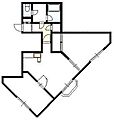 ハイデンス7条4階3.8万円