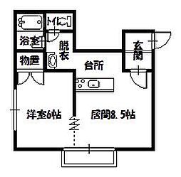 間取図画像 1DK