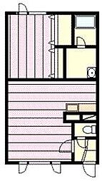 カステルム 1LDKの間取図画像