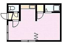 セルバンデス 1DKの間取図画像