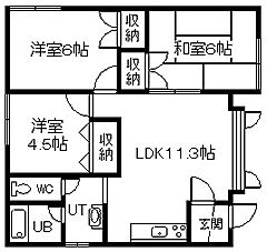 物件の間取り